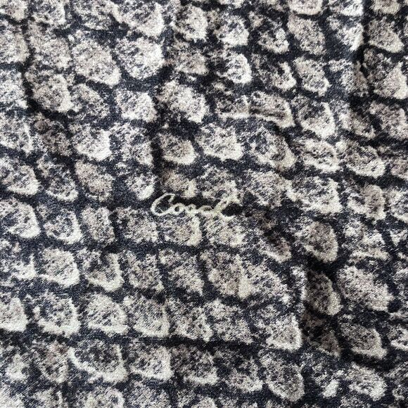 Coach Black and Brown Scarf - Picture 7 of 10